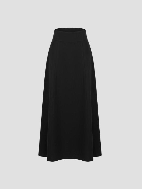 26SS 스튜디오 니콜슨 롱 스커트 AGATSNW1748 BLACK - STUDIO NICHOLSON