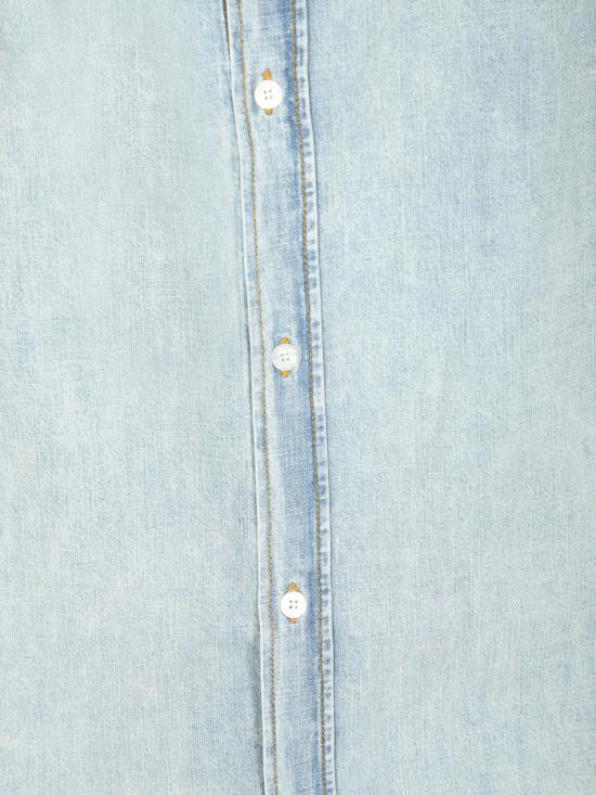 26SS 아크네 스튜디오 멘디드 데님 셔츠 BB0679 228 Blue - ACNE STUDIOS