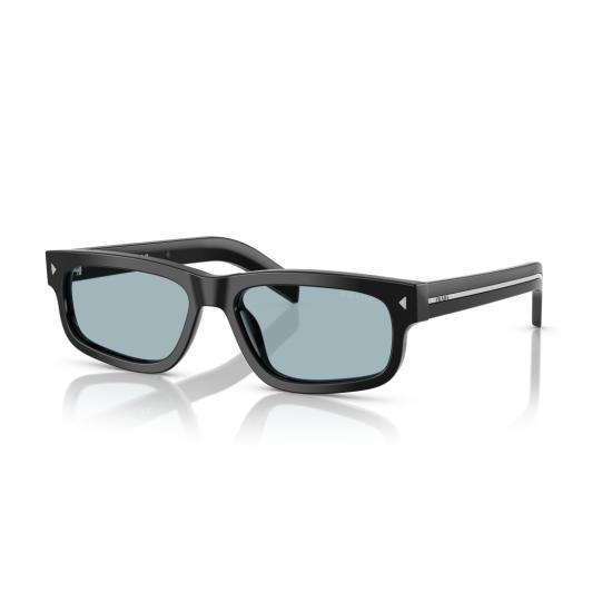 26SS 프라다 선글라스 0Pr B11s 직사각형 블랙 아세테이트 - PRADA