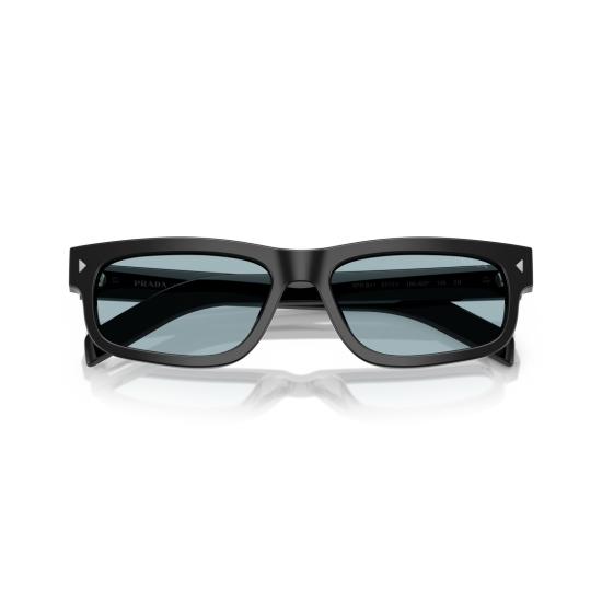 26SS 프라다 선글라스 0Pr B11s 직사각형 블랙 아세테이트 - PRADA