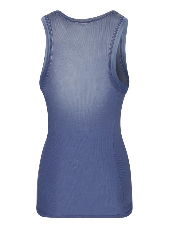 26SS 아크네 스튜디오 스프레이드 로고 탱크탑 CL0443 BG3 Blue - ACNE STUDIOS