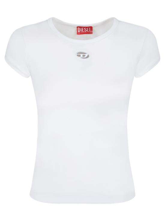 26SS 디젤 반팔 티셔츠 A19912 0AFAA 100 White