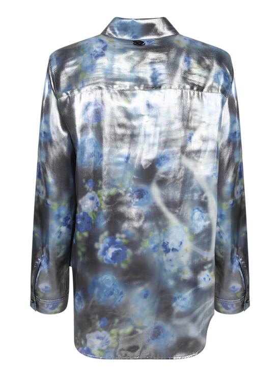 26SS 디젤 블라우스 A21248 0DMBP 9XXA Blue - DIESEL