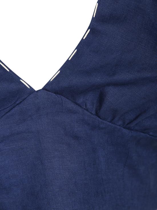 26SS 칼라 데 라 크루즈 민소매 티셔츠 25C297 MARE Blue - CALA DE LA CRUZ