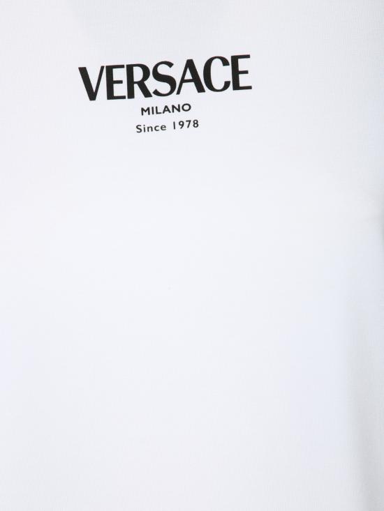 26SS 베르사체 반팔 티셔츠 1022656 1A16685 2W020 White - VERSACE