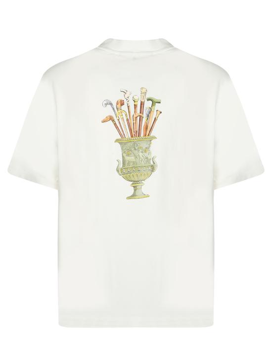 26SS 드롤드무슈 반팔 티셔츠 KTS313 CO002 OW White - DROLE DE MONSIEUR