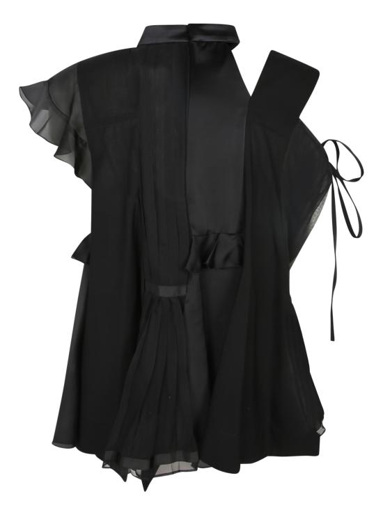 26SS 사카이 블라우스 2608517 001 Black - SACAI