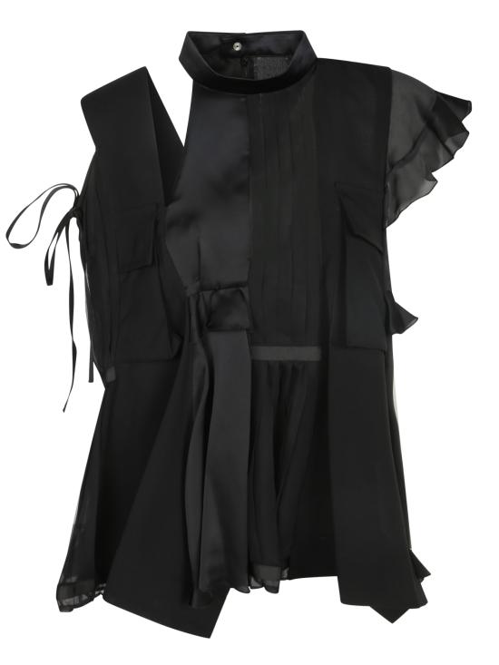 26SS 사카이 블라우스 2608517 001 Black