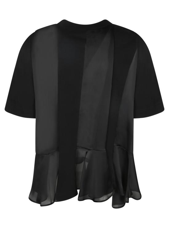 26SS 사카이 반팔 티셔츠 2608546 001 Black - SACAI