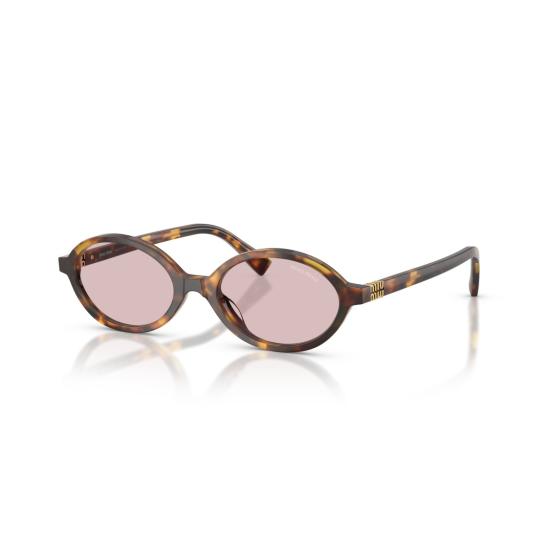 26SS 미우미우 선글라스 0Mu 04Zs 호피무늬 타원형 - MIU MIU