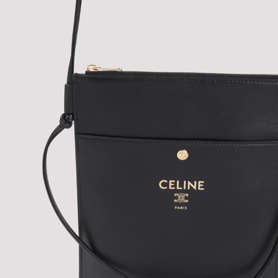 26FW 셀린느 샤프 파우치 스무스 램스킨 10P812K05 38NO BLACK - CELINE
