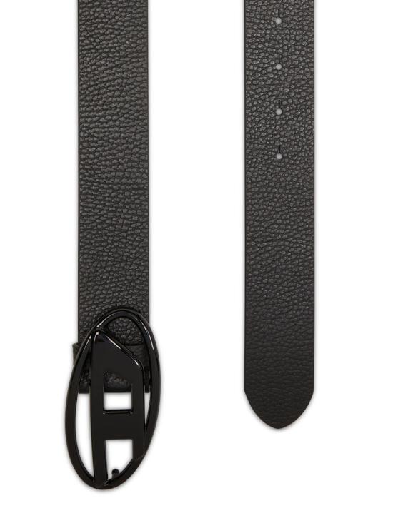 26SS 디젤 B-1DR 레더 벨트 D 버클 X08516P4231 T8013 BLACK - DIESEL