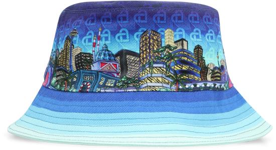  카사블랑카 버킷햇 AF23HAT00310 01 blue - CASABLANCA