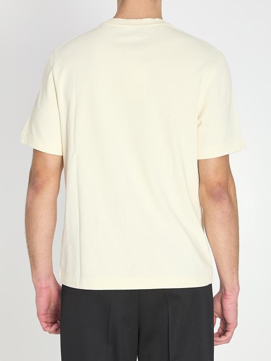 25FW 자크뮈스 그로그랭 로고 티셔츠 TSM00133AJ00226 150 BEIGE - JACQUEMUS