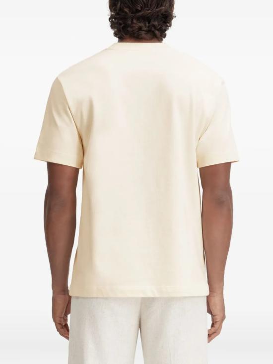 25FW 자크뮈스 그로그랭 로고 티셔츠 TSM00133AJ00226 150 BEIGE - JACQUEMUS