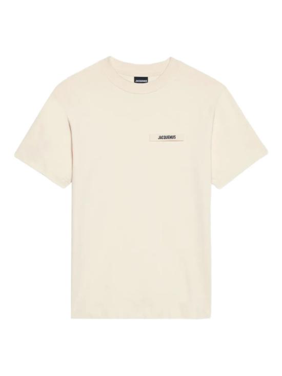 25FW 자크뮈스 그로그랭 로고 티셔츠 TSM00133AJ00226 150 BEIGE