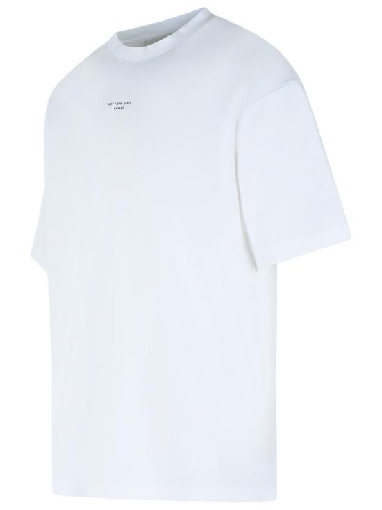 26SS 드롤드무슈 반팔 티셔츠 PERM TS202 CO002OPW White - DROLE DE MONSIEUR