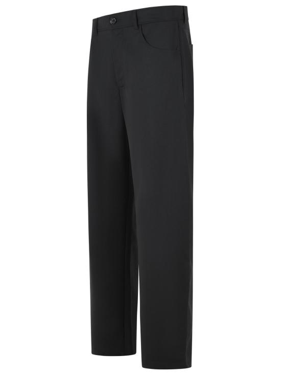 26SS 세퍼 스트레이트 팬츠 MSS26GINOFINBFINE BLACK WOOL Black - SEFR