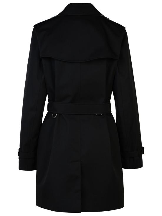 26FW 버버리 숏 켄싱턴 헤리티지 트렌치 코트 8079415A1189 Black - BURBERRY