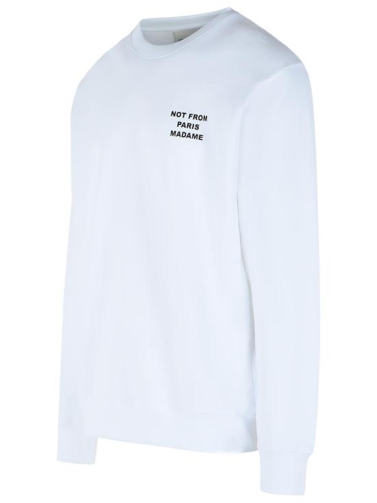 26SS 드롤드무슈 긴팔 티셔츠 PERM SW149 CO127WT White - DROLE DE MONSIEUR