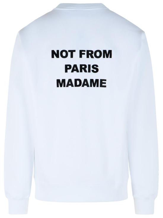 26SS 드롤드무슈 긴팔 티셔츠 PERM SW149 CO127WT White - DROLE DE MONSIEUR