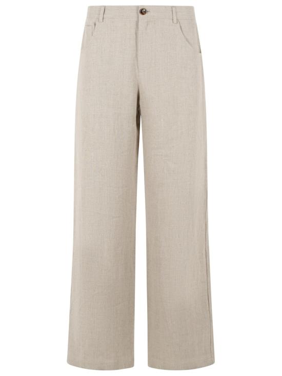 26SS 세퍼 스트레이트 팬츠 MSS26ARNOBEIBEIGE CONCRETE LINEN Beige