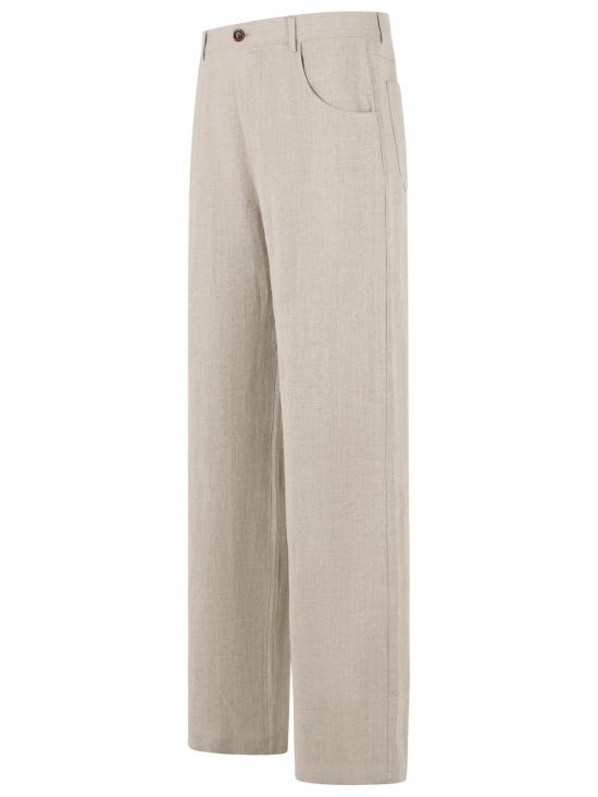 26SS 세퍼 스트레이트 팬츠 MSS26ARNOBEIBEIGE CONCRETE LINEN Beige - SEFR