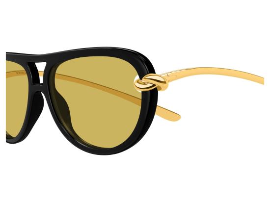 25FW 보테가베네타 선글라스 BV1418S 001 BLACK GOLD YELLOW