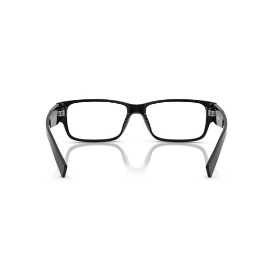 26SS 프라다 안경 0Pr B09v 유광 블랙 아세테이트 직사각형 - PRADA