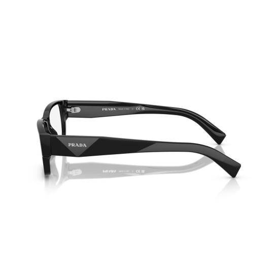 26SS 프라다 안경 0Pr B09v 유광 블랙 아세테이트 직사각형 - PRADA
