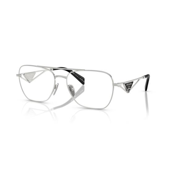 26SS 프라다 안경 0Pr B50v 직사각형 실버톤 메탈 - PRADA