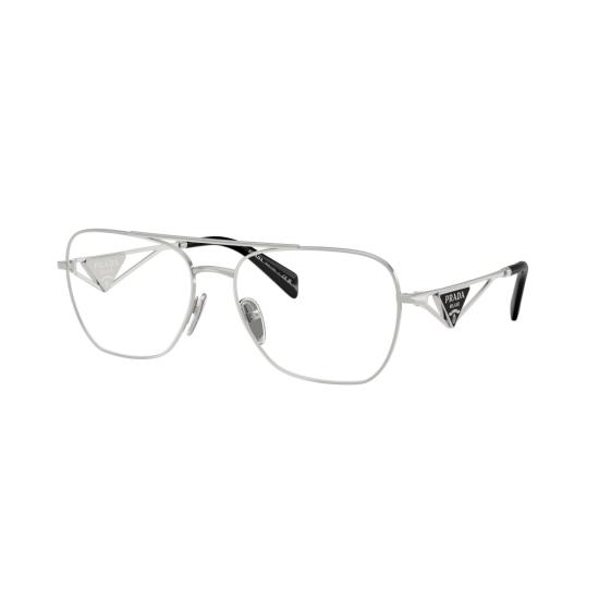 26SS 프라다 안경 0Pr B50v 직사각형 실버톤 메탈 - PRADA