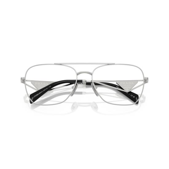 26SS 프라다 안경 0Pr B50v 직사각형 실버톤 메탈 - PRADA