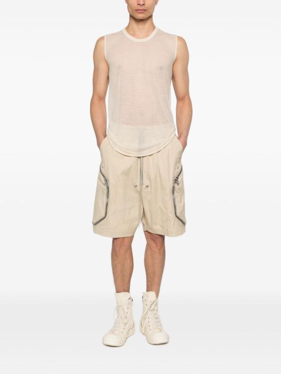 26SS 릭 오웬스 민소매 티셔츠 RU01F2151 JWR 81 White - RICK OWENS