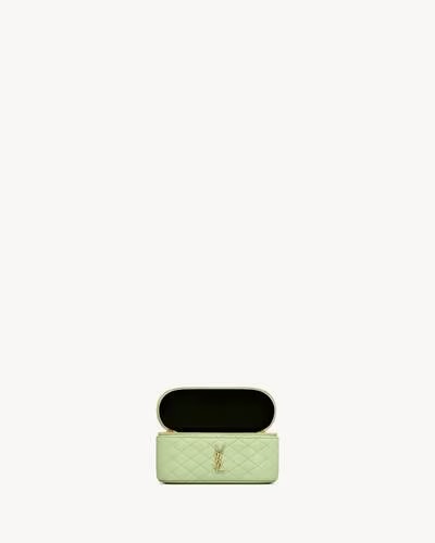 26SS 생로랑 램스킨 가비 베니티 백 7667311EL073986 Green - SAINT LAURENT