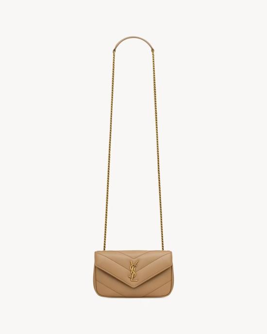 26SS 생로랑 루루 미니 램스킨 821749AAEAX2357 Beige