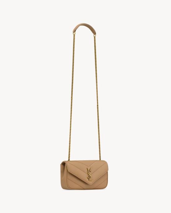 26SS 생로랑 루루 미니 램스킨 821749AAEAX2357 Beige - SAINT LAURENT
