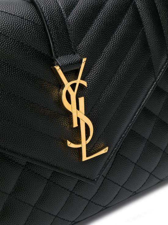 26SS 생로랑 엔벨로프 미디움 백 600185BOW911000 Black - SAINT LAURENT