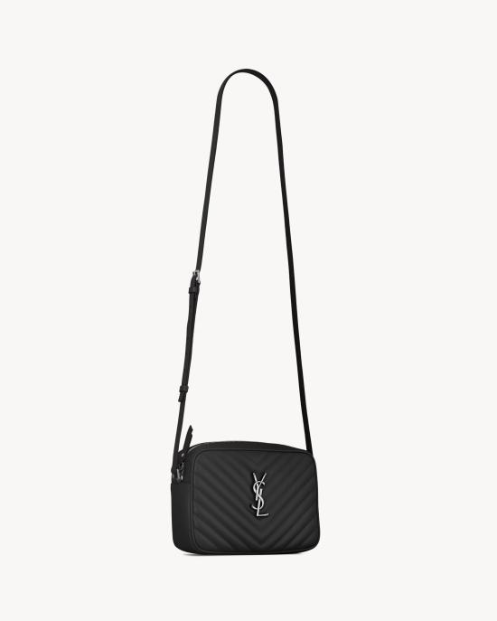 26FW 생로랑 퀼티드 레더 루 카메라백 761554DV7041000 Black - SAINT LAURENT