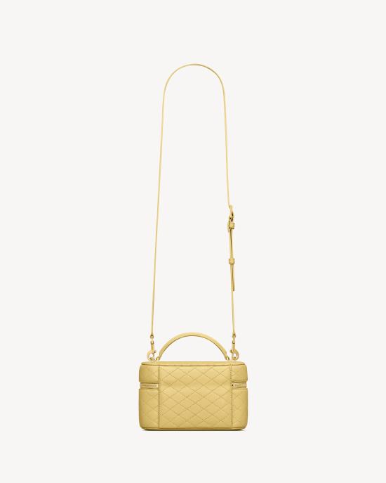 26SS 생로랑 램스킨 가비 베니티 백 7667311EL077555 Yellow - SAINT LAURENT