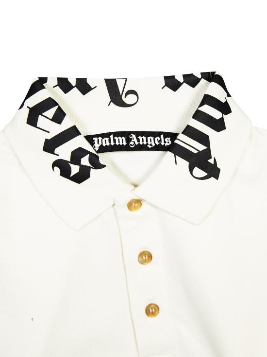 26SS 팜앤젤스 폴로 티셔츠 PMGB012S26FAB003 0310 BIANCO - PALM ANGELS