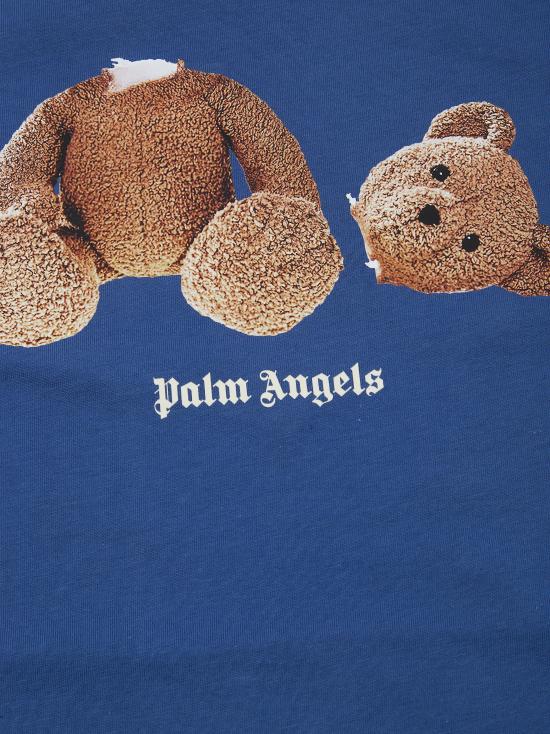 26SS [키즈] 팜앤젤스 티셔츠 PBAA003S26JER001 060 BLU - PALM ANGELS