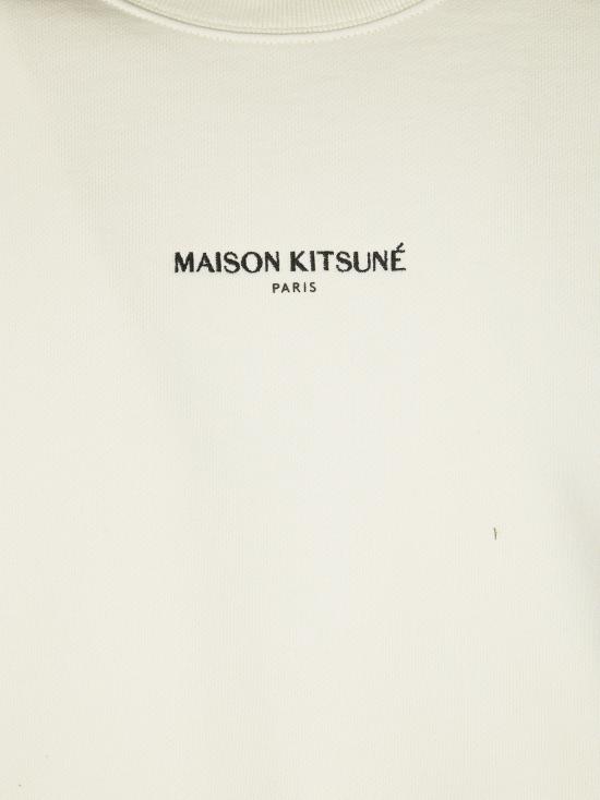 26SS 메종키츠네 스웨터 QM00300KM0341 0063 BIANCO - MAISON KITSUNE