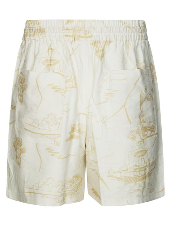 26SS 메종키츠네 숏팬츠 QM01402WW9103 0522 BIANCO - MAISON KITSUNE