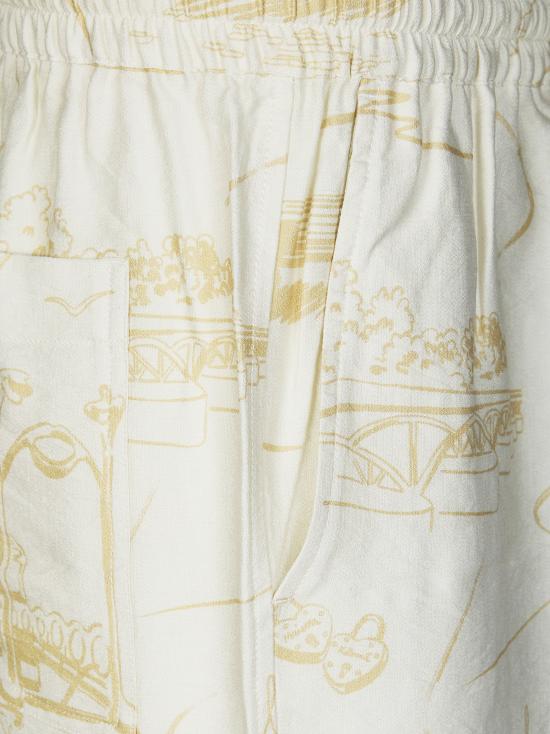 26SS 메종키츠네 숏팬츠 QM01402WW9103 0522 BIANCO - MAISON KITSUNE