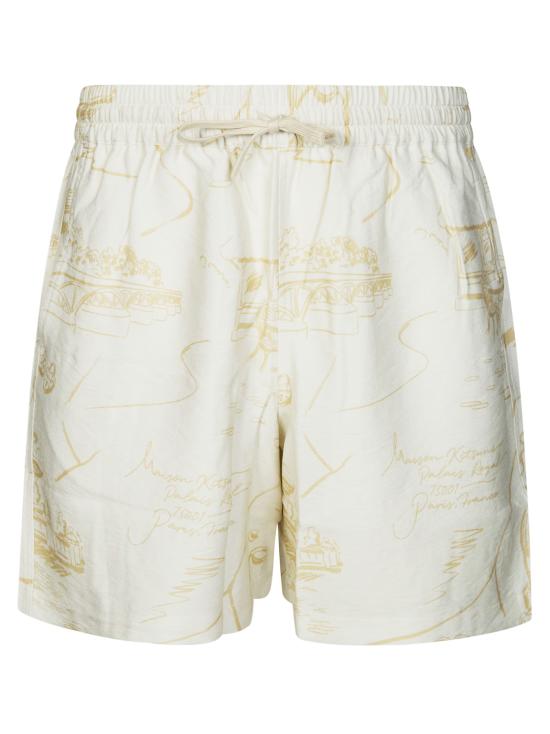 26SS 메종키츠네 숏팬츠 QM01402WW9103 0522 BIANCO