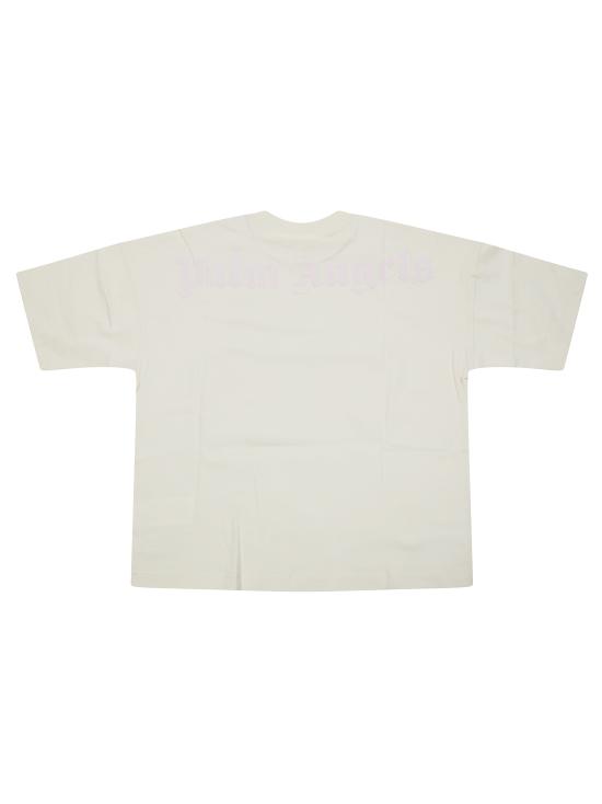 26SS [키즈] 팜앤젤스 티셔츠 PGAA001S26JER001 002 BIANCO - PALM ANGELS
