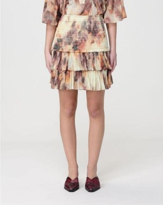 26SS 이자벨마랑 숏 스커트 JU0022FAD1J13E 90BE Beige - ISABEL MARANT