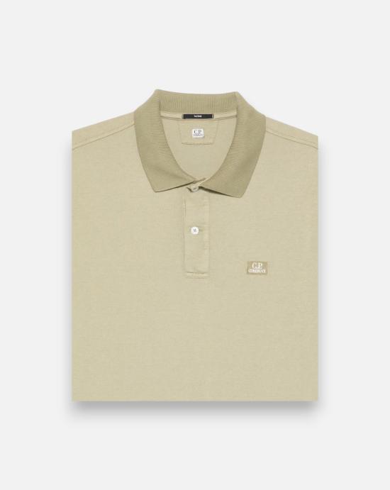 26SS 씨피 컴퍼니 폴로 티셔츠 20CMPL288A006263G 644 DRIED HERB Green - C.P. COMPANY