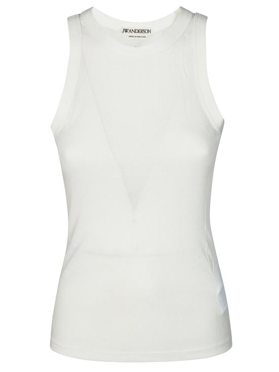 26SS JW앤더슨 민소매 티셔츠 JO0291PG1904 002 BIANCO